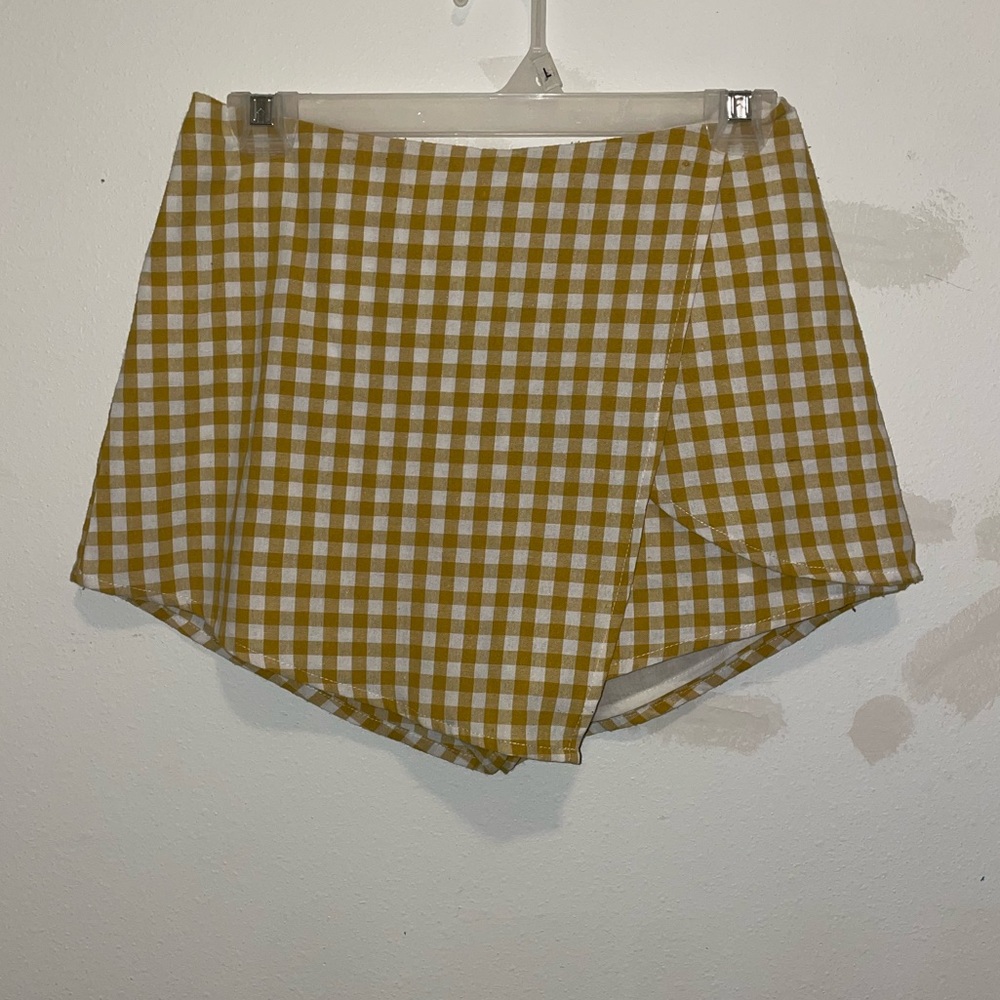 Cotton Candy LA Gingham Skort